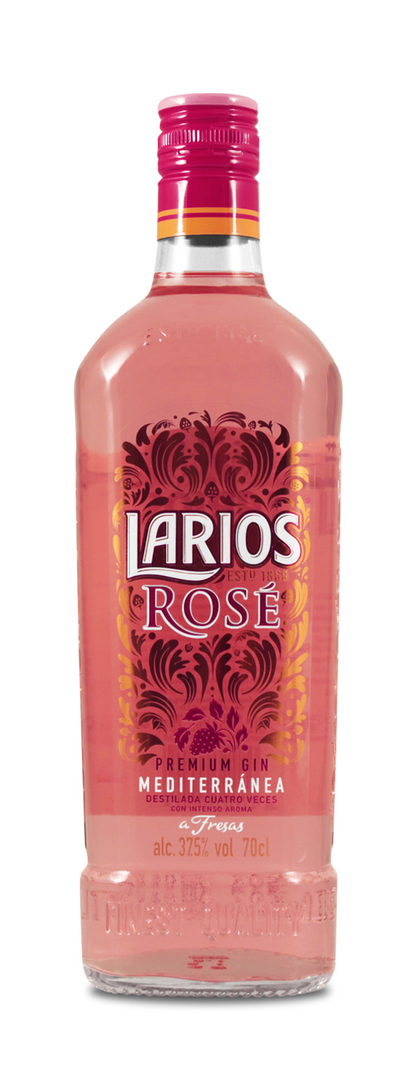 Larios Rosé Mediterránea Premium Gin 0.7L (37.5% Vol.)