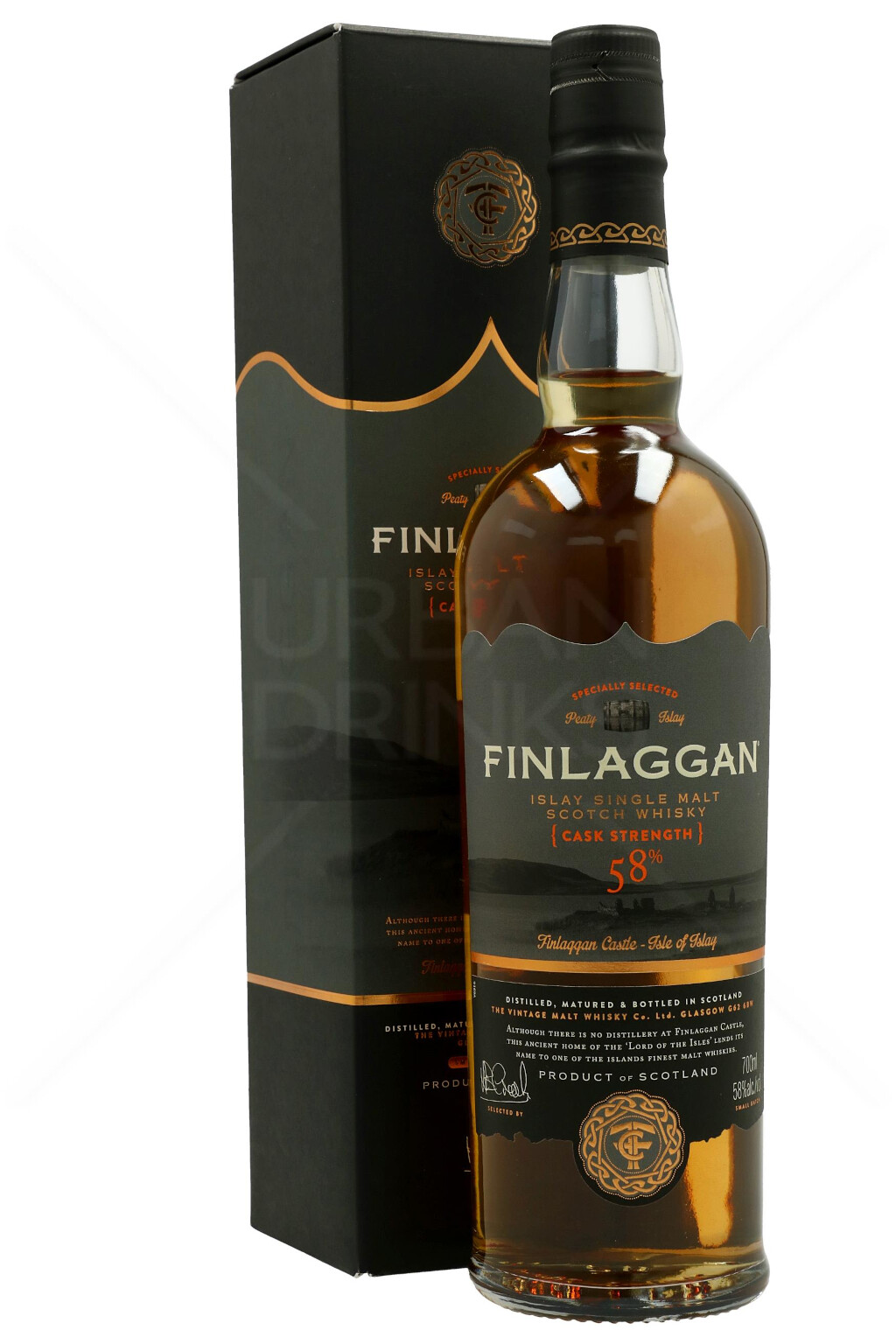 Finlaggan Cask Strength Scotch Malt Whisky 0,7L (58% Vol.)
