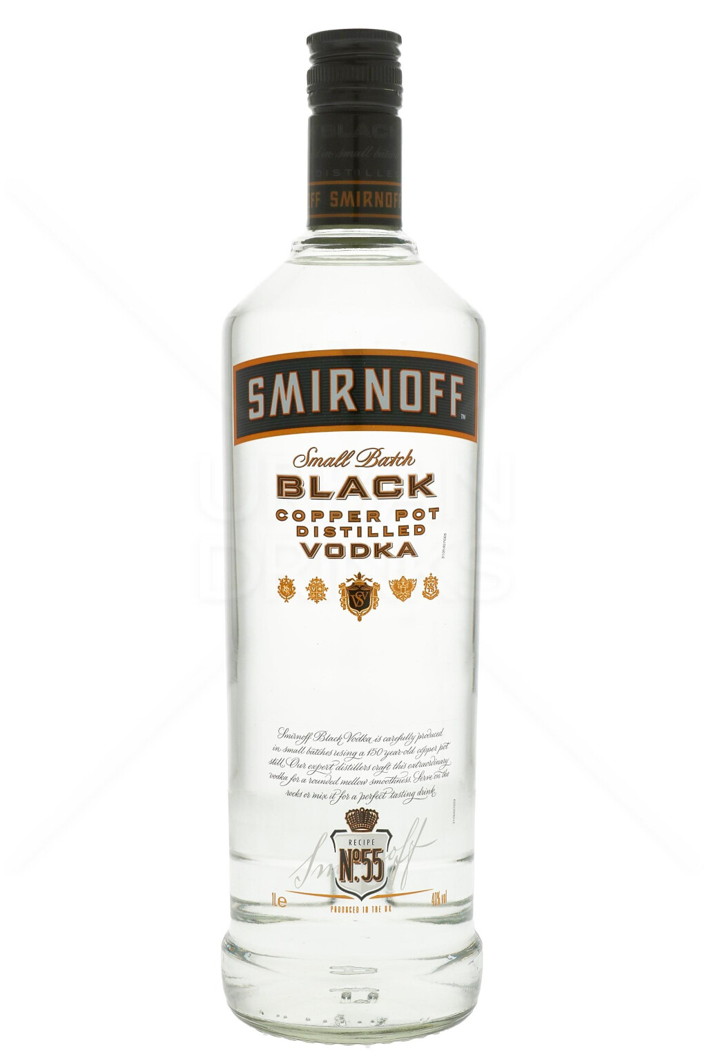 Smirnoff Black Vodka 1L (40% Vol.)