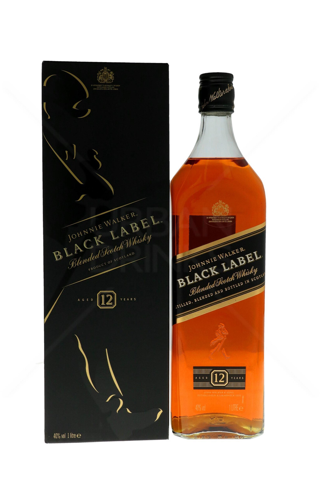Johnnie Walker Black Label Blended Whisky 1,0L (40% Vol.)