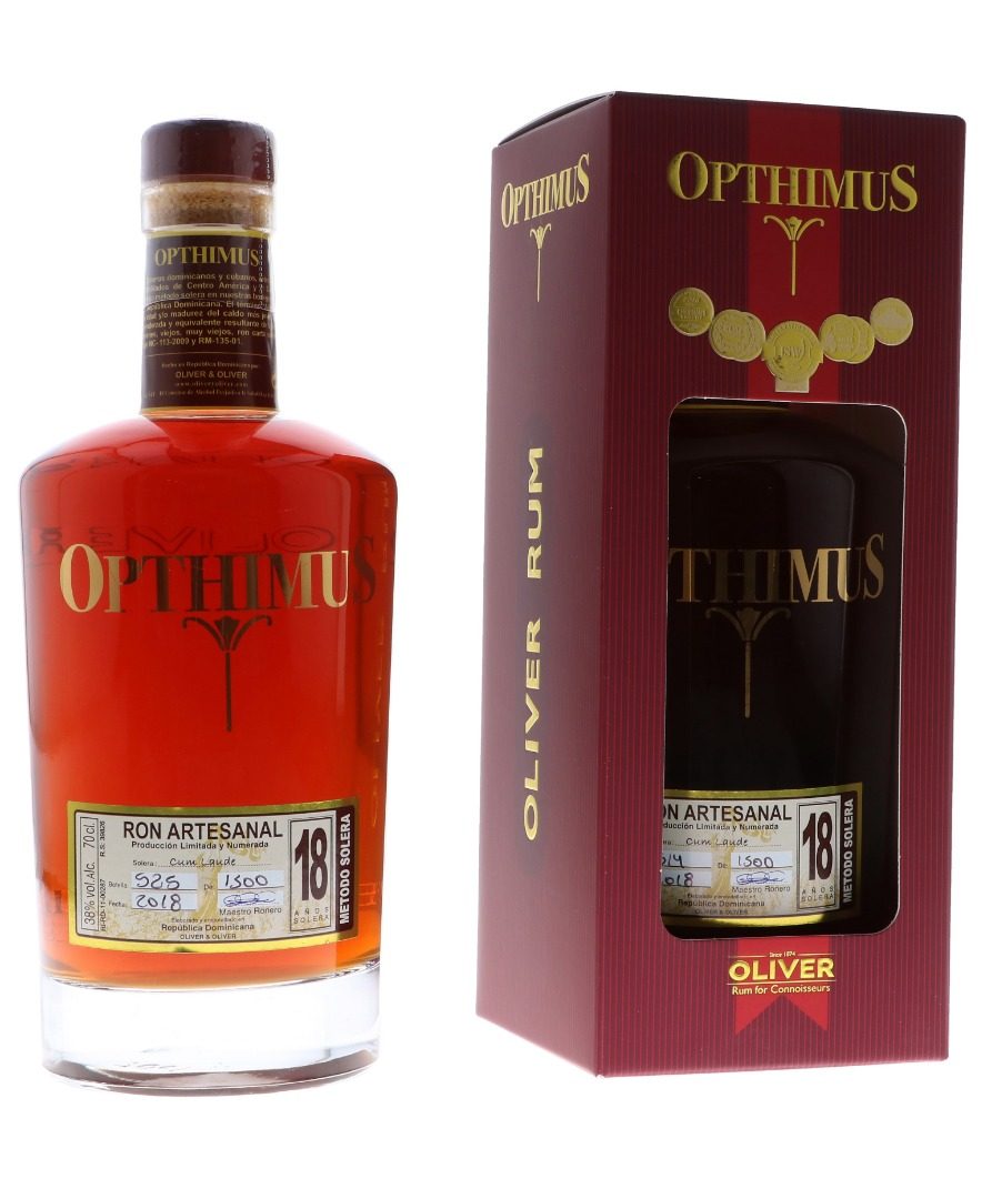 Opthimus 18 YO Rum in Gift Box 0.70L (38% Vol.)