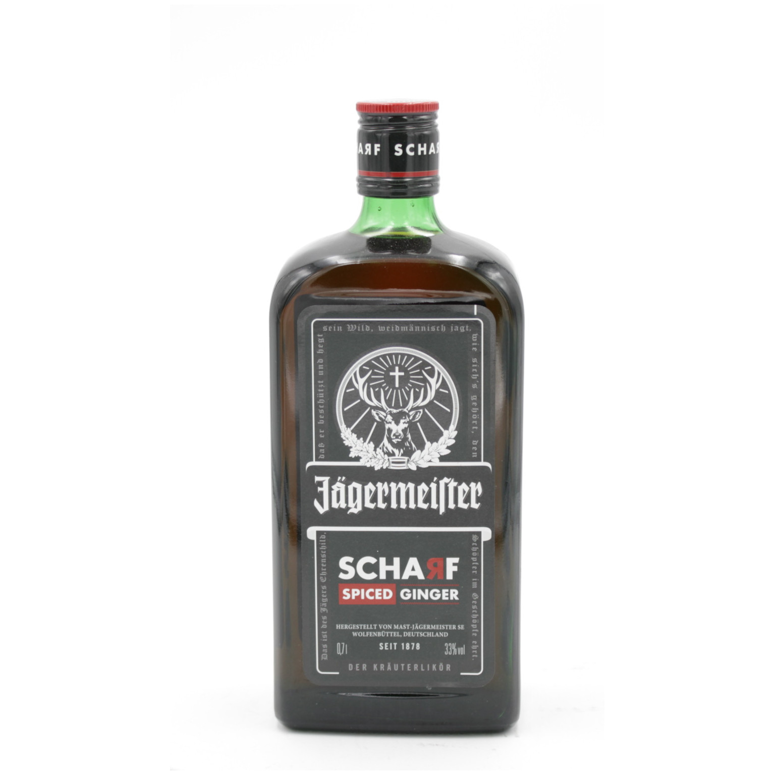 Jaegermeister scharf 0.7L (33% Vol.)