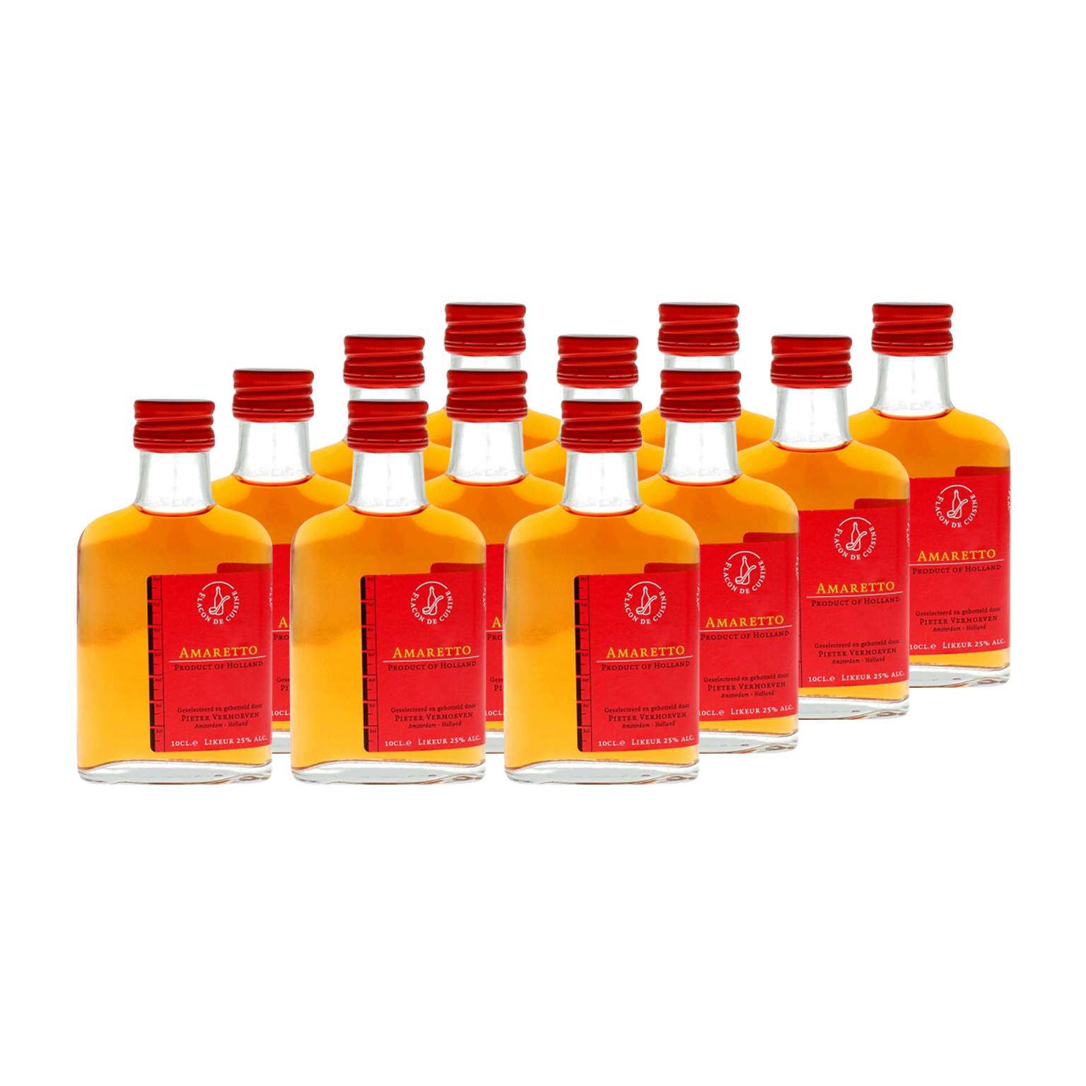 Flacon De Cuisine Amaretto 12x 0.1L (25% Vol.)