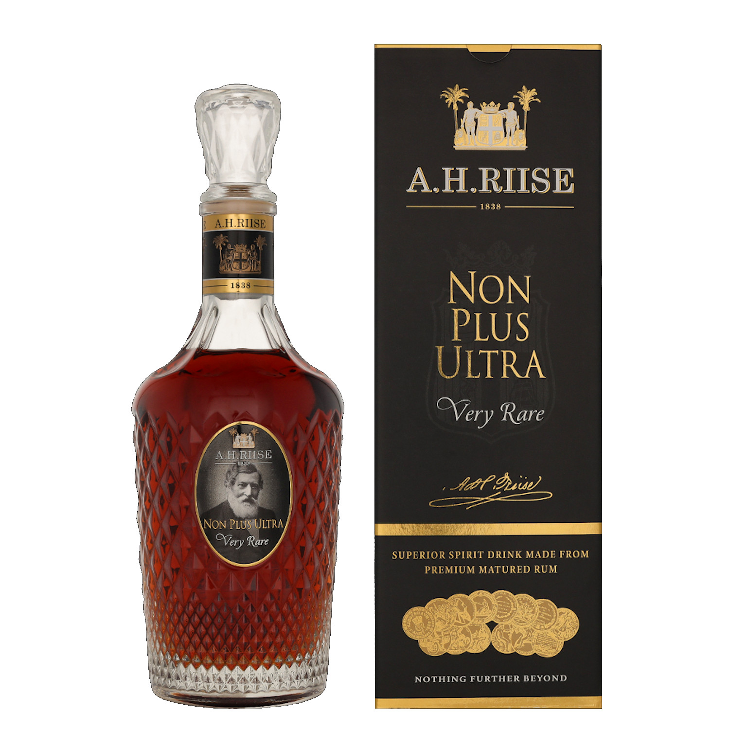 A.H. Riise Non Plus Ultra Very Rare + GP 0.7L (42% Vol.)