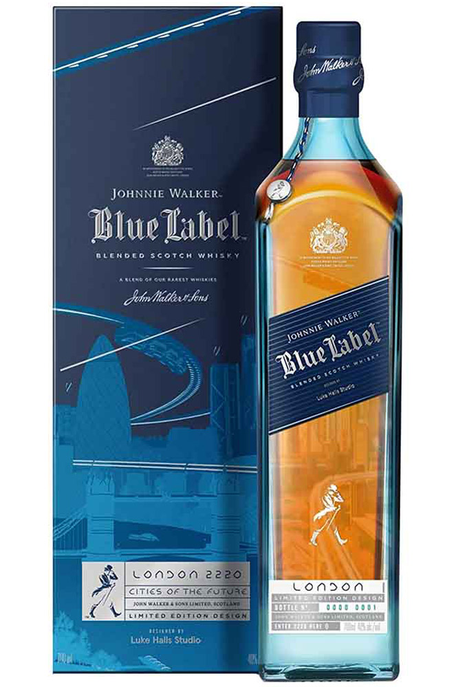 Johnnie Walker Blue Label Whisky Cities of the Future London 0.7L (40% Vol.)