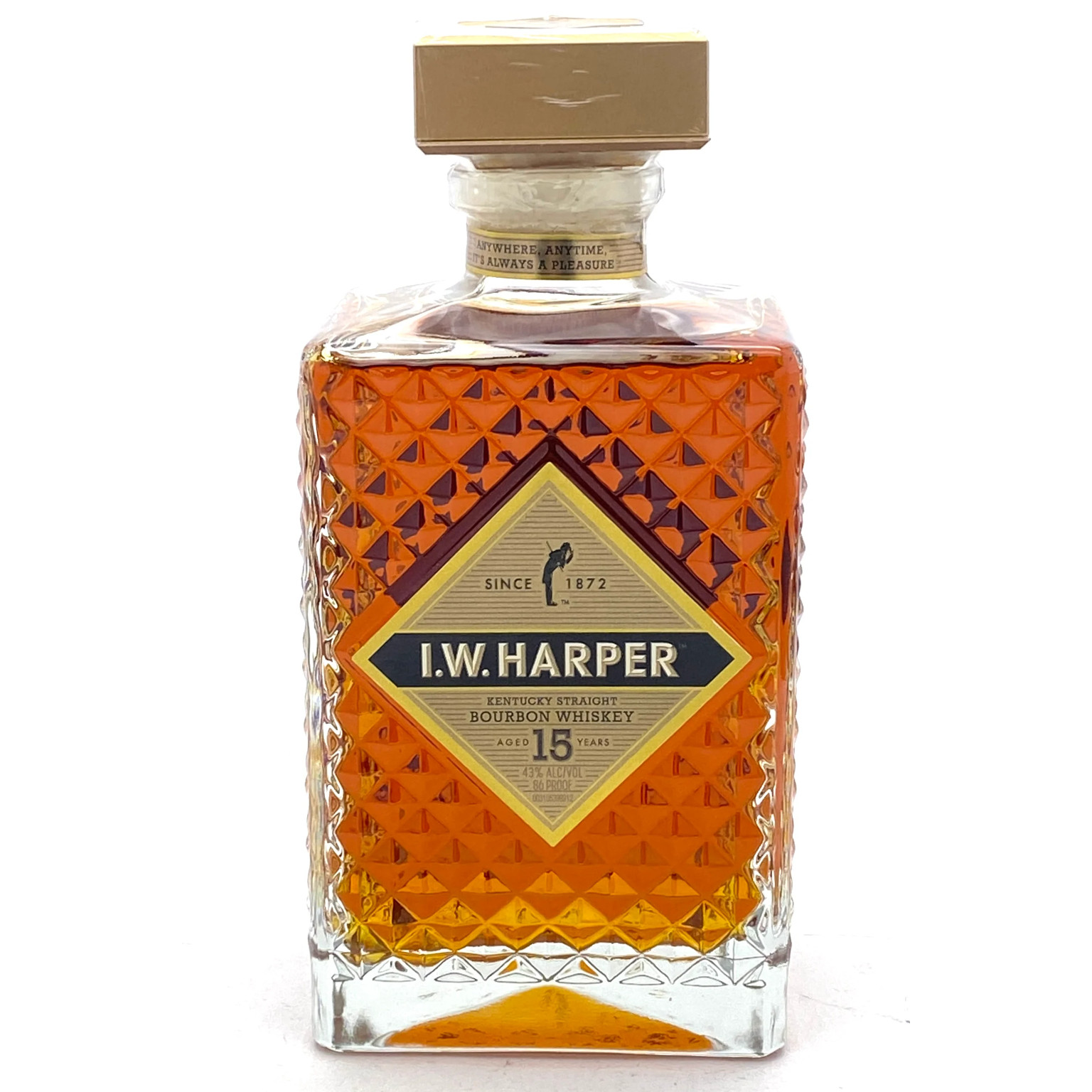 I. W. Harper 15 YO Bourbon Whiskey 0.7L (43% Vol.)