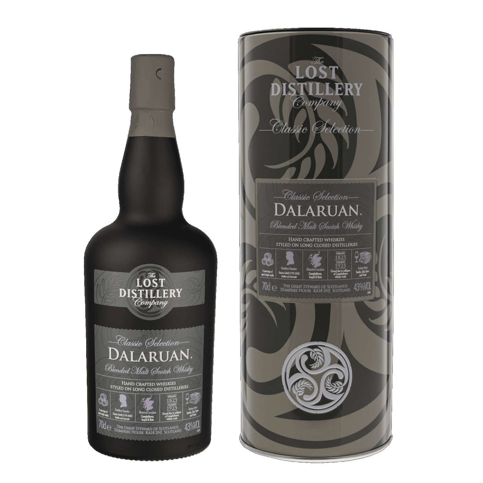 Lost Distillery Dalaruan + GP 0.7L (43% Vol.)