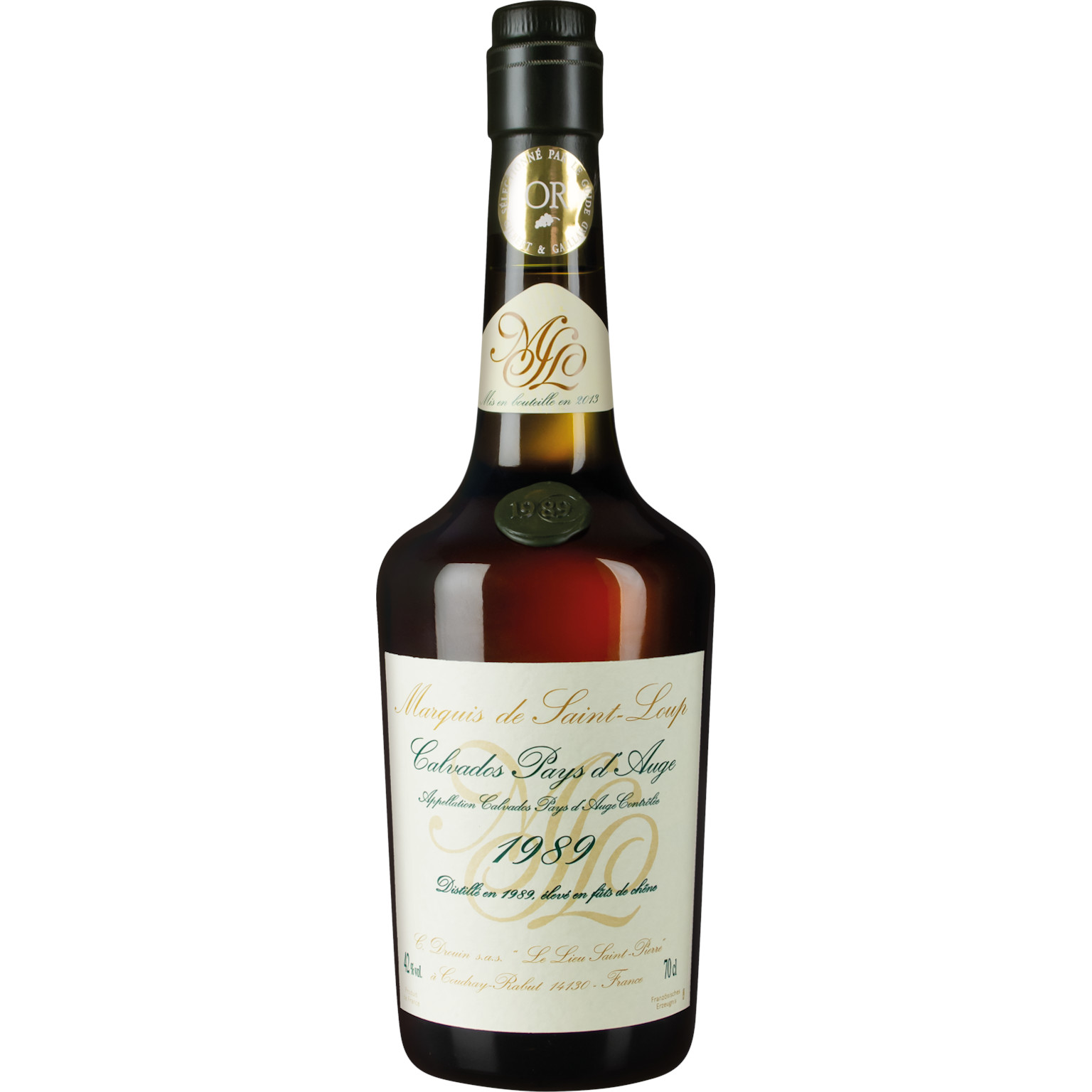 Marquis de Saint-Loup - Calvados Jahrgang 1989 0.7L (42% Vol.)