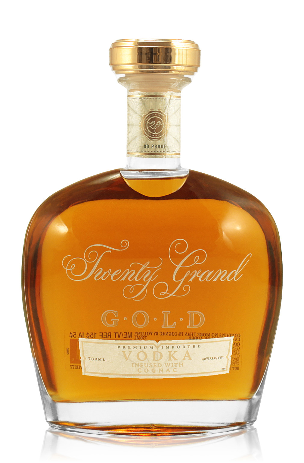Twenty Grand Vodka Infused With Cognac Original 0,7L (40% Vol.)