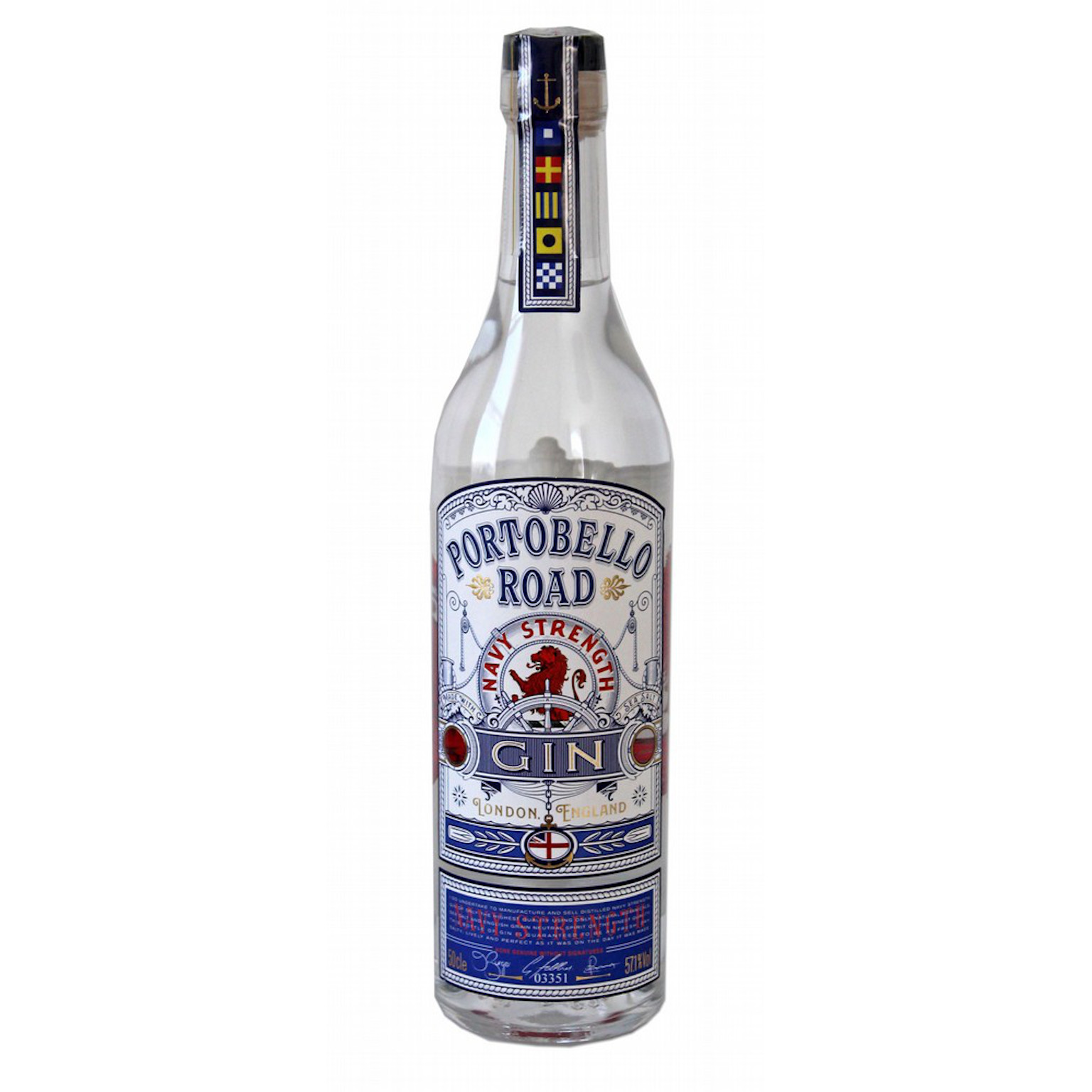 Portobello Road Navy Strength Gin 0.5L (57.1% Vol.)