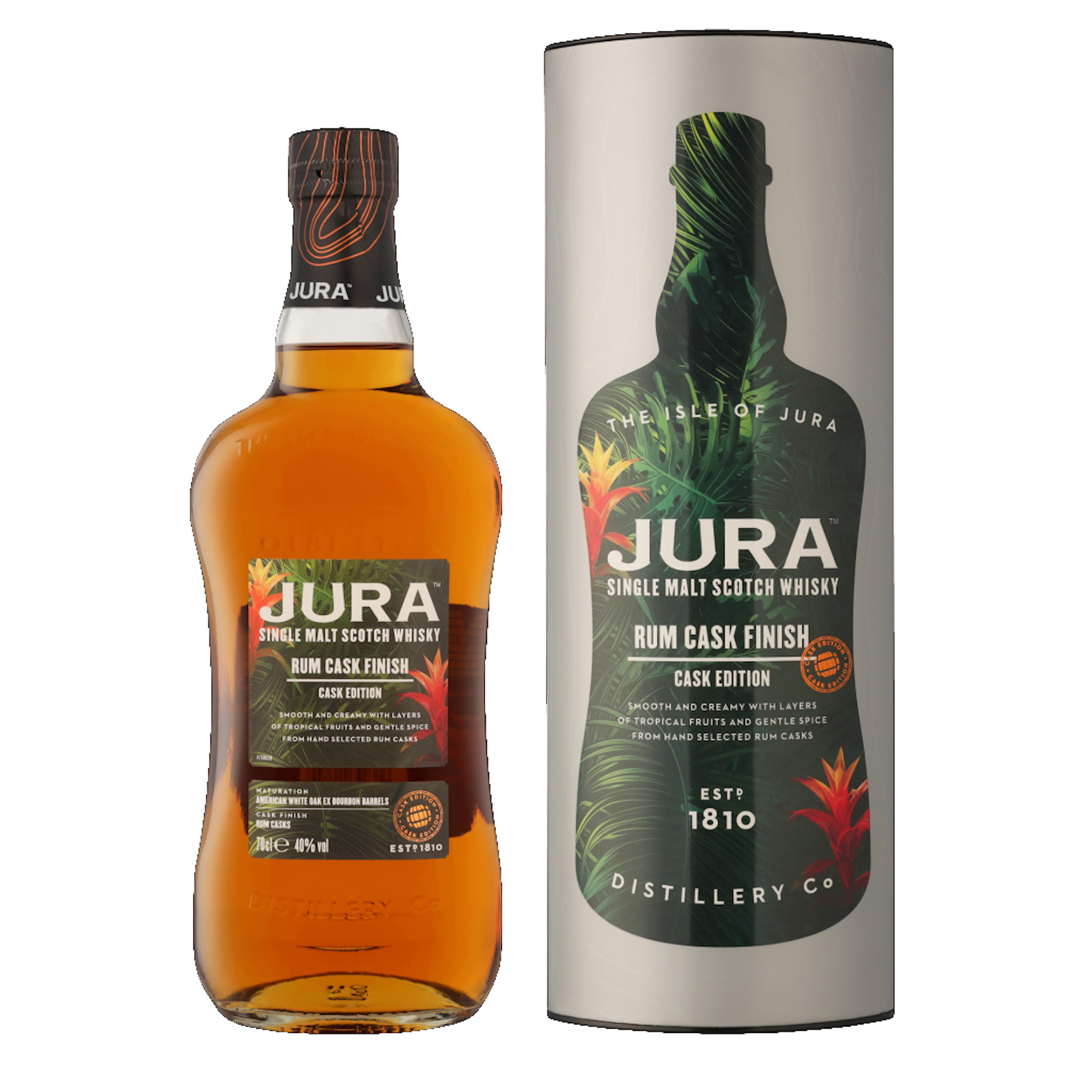 Isle Of Jura Rum Cask Finish + GP 0.7L (40% Vol)