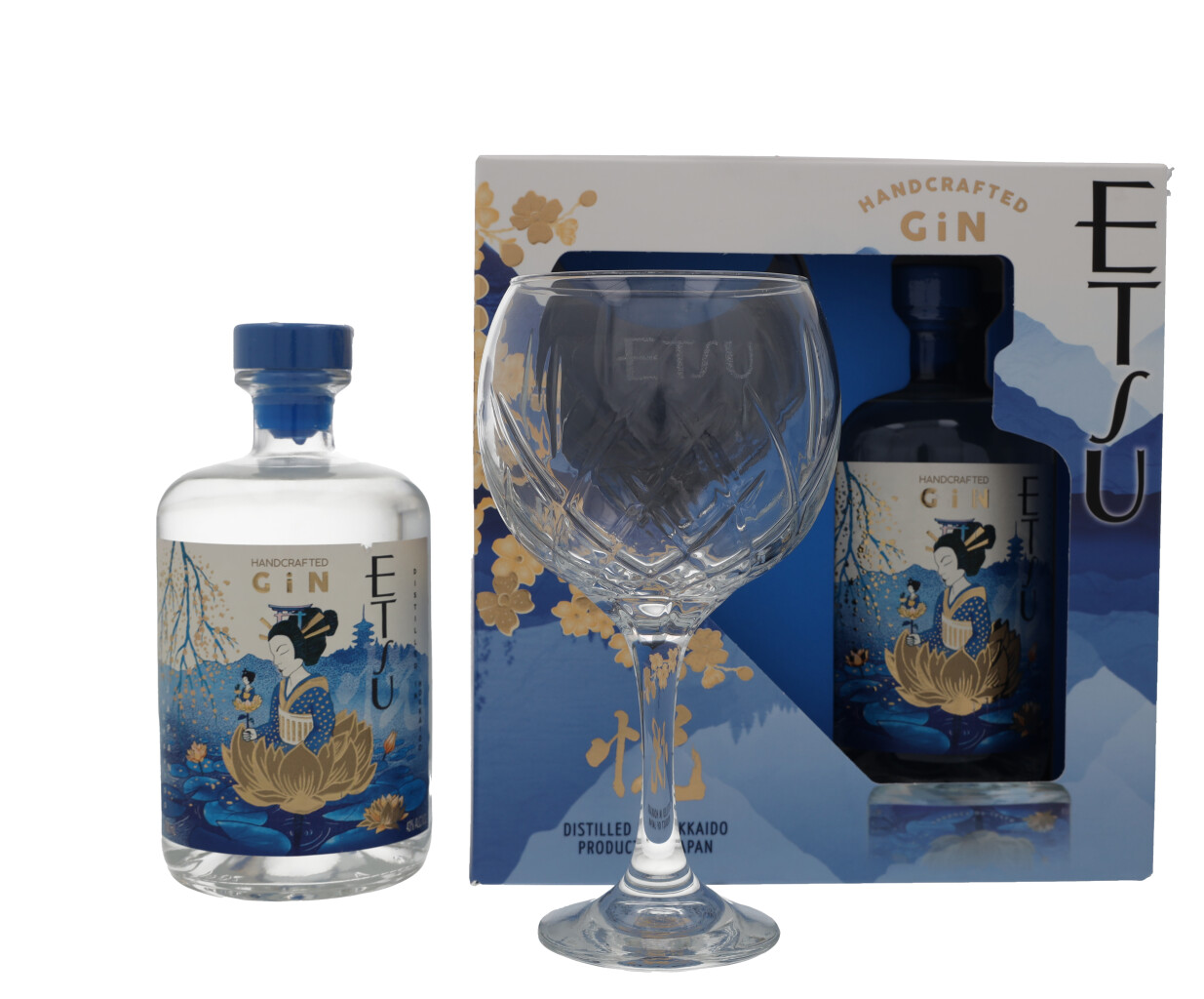 Etsu Gin + glasss 0.7L (43% Vol.)