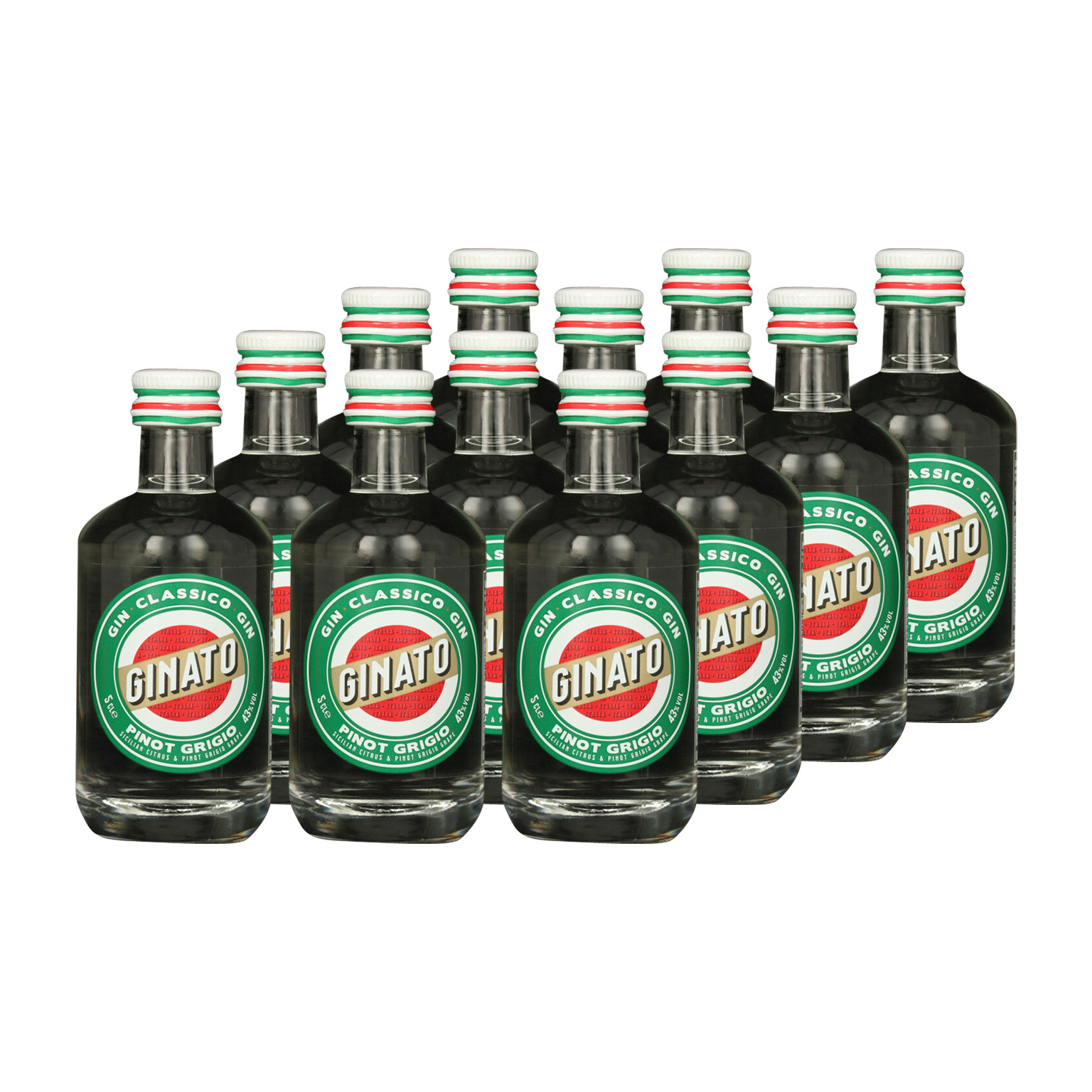 Ginato Pinot Grigio & Sicilian Lemon 12x 0.05L (43% Vol.)