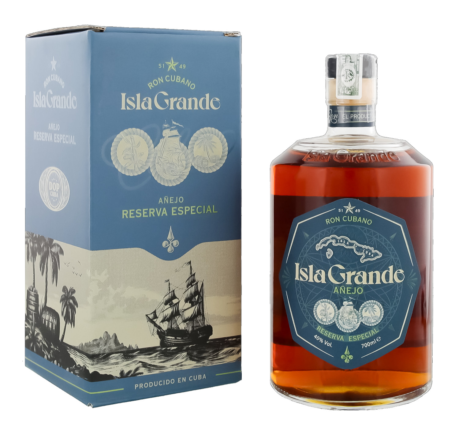 Isla Grande Anejo Reserva Especial 0,7L (40% Vol.) + GB