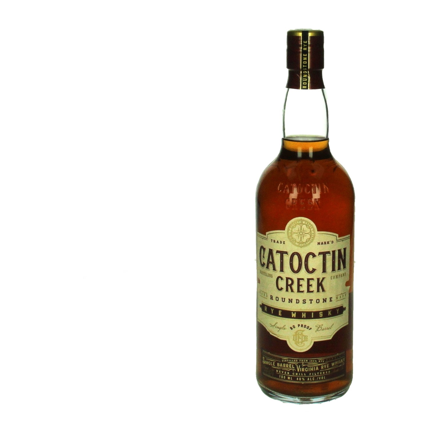 Catoctin Creek Roundstone Rye 80 Proof Whisky 0.7L (40% Vol.)