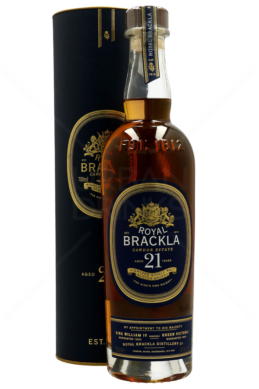 Royal Brackla 21 Years Scotch Malt Whisky 0,7L (40% Vol.)