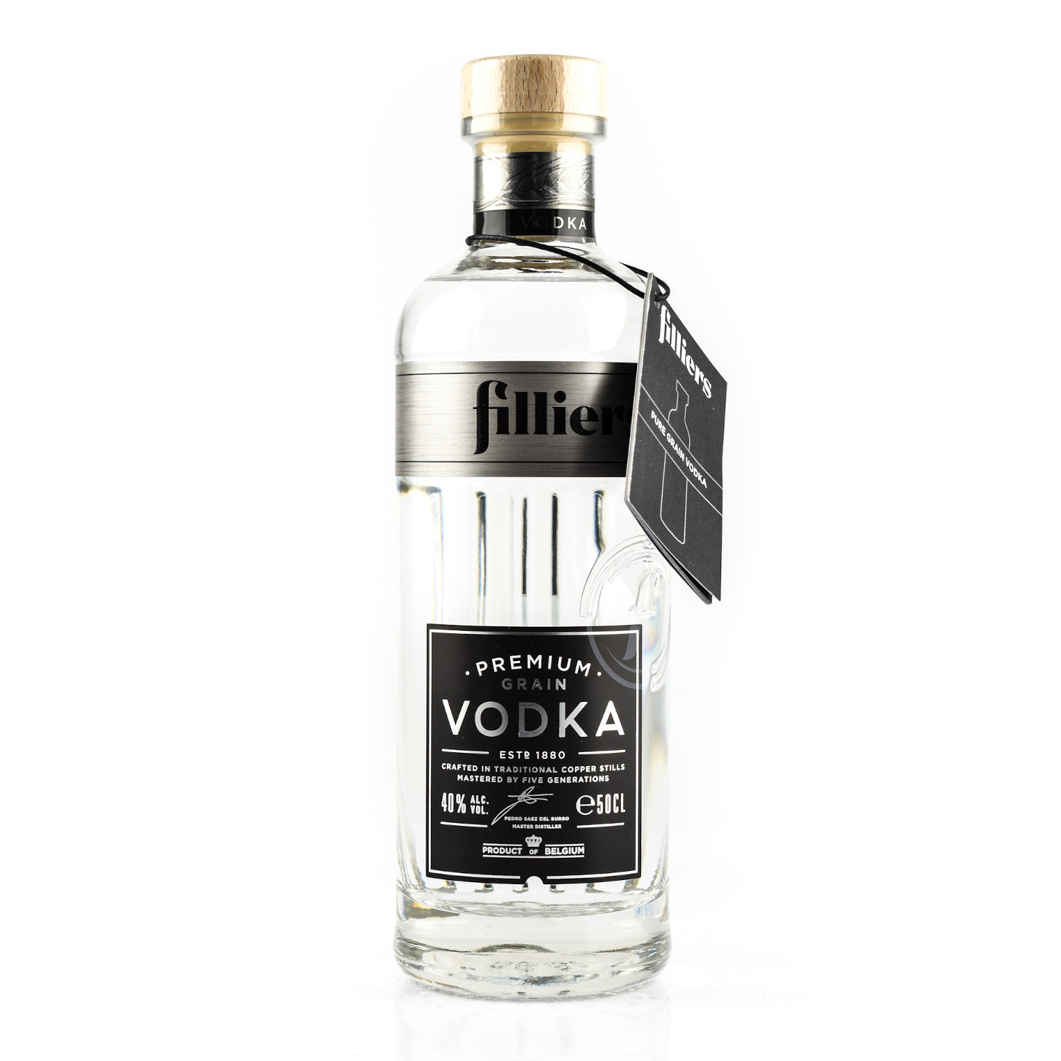 Filliers - Vodka Pure Grain 0.5L (40% Vol.)