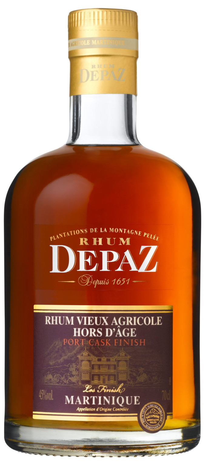 Depaz Port Cask Finish Vieux Hors d´Age Agricole Rum 0,7L (45%Vol.)