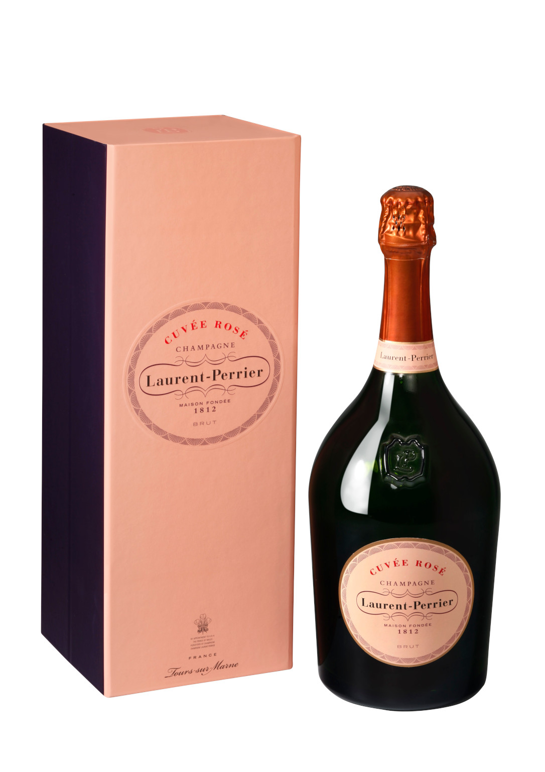 Laurent-Perrier Champagne Cuvée Rosé Magnum 1,5L (12% Vol.) with GB