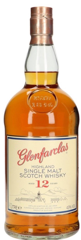 Glenfarclas 12YO 1,0L (43% Vol.)