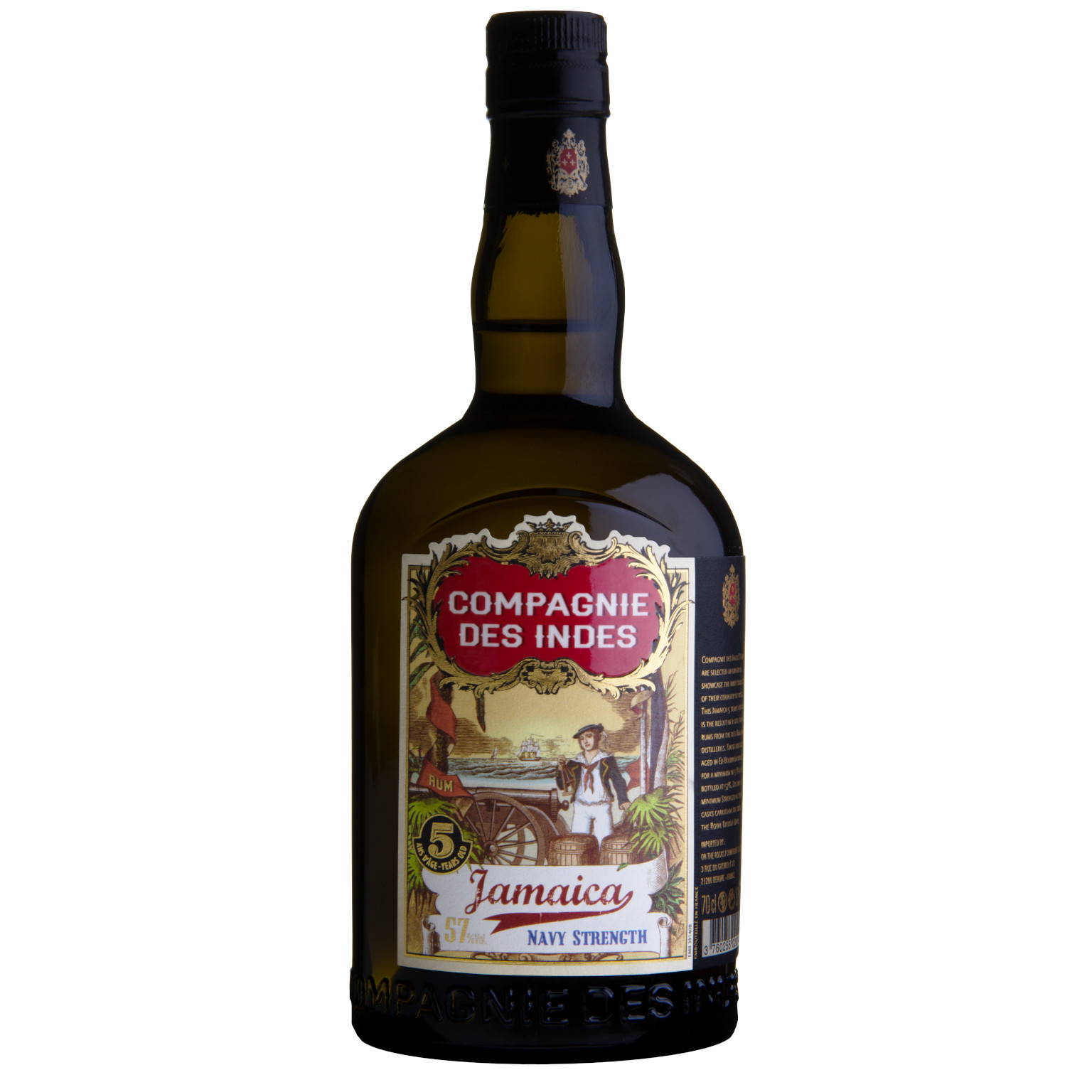 Compagnie des Indes 5 YO Jamaica Navy Strength Rum 0,7L (57% Vol.)
