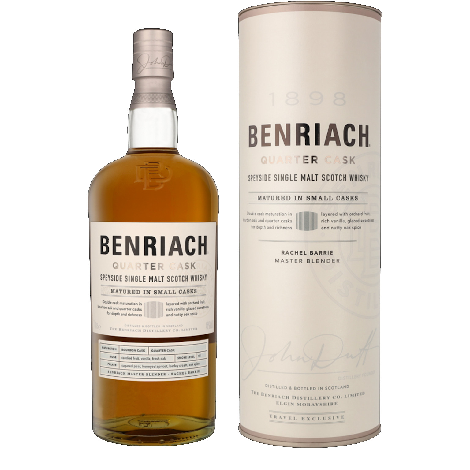 Benriach Quarter Cask Classic + GP 1.0L (46% Vol.)