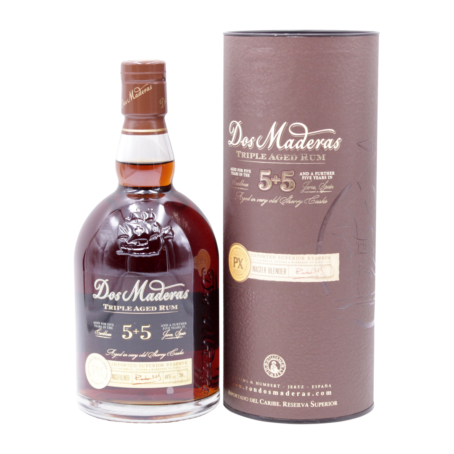 Dos Maderas PX 5+5 Rum Spirit Drink 0.7L (40% Vol.)