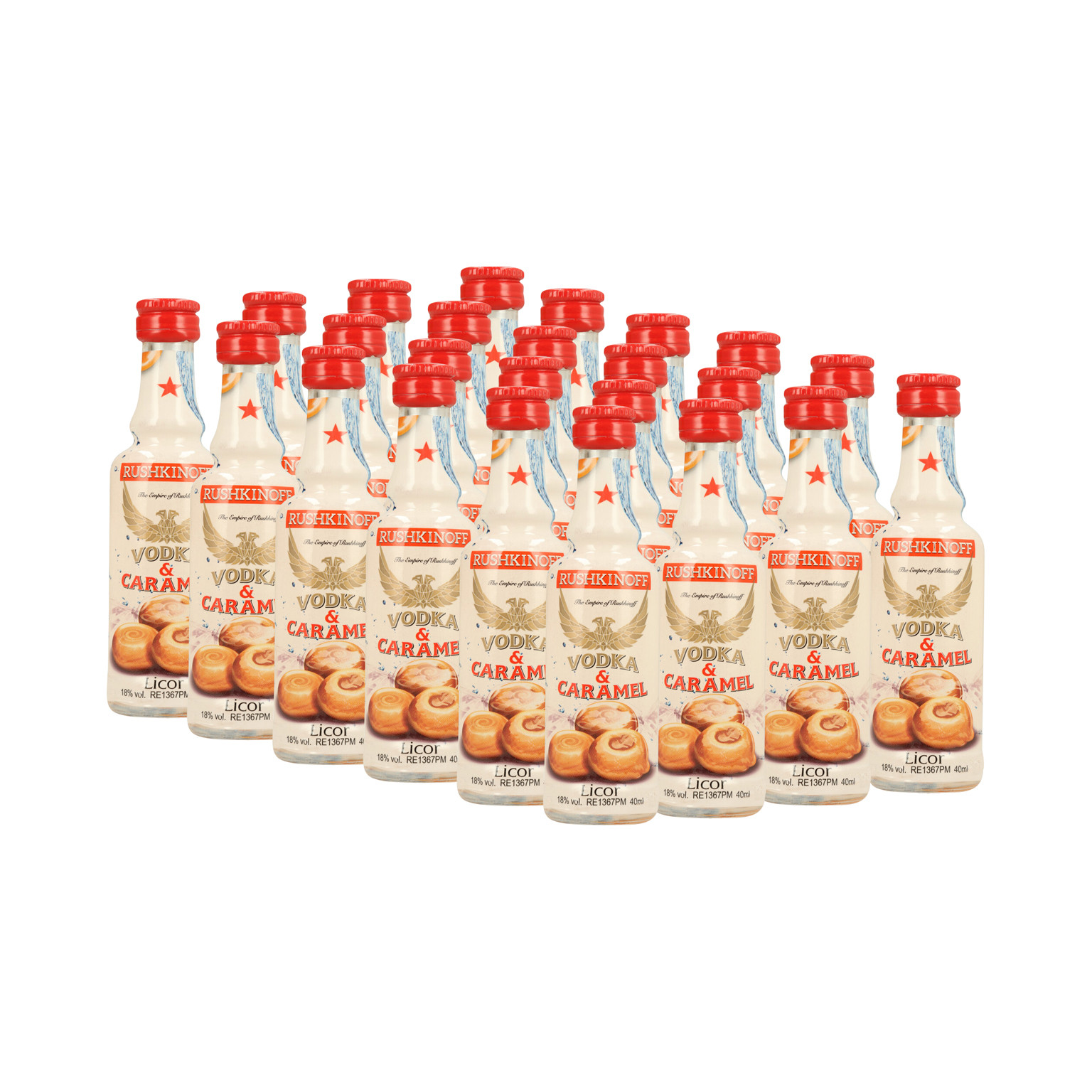 Rushkinoff Caramel 24x 0,04L (18% Vol.)