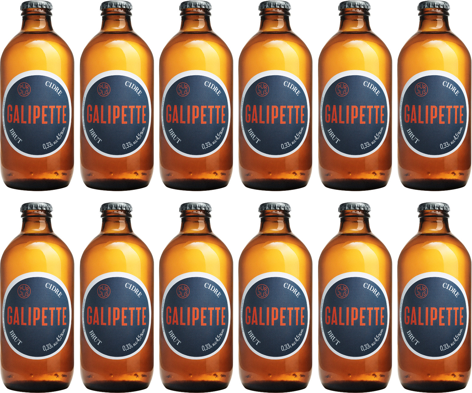 Galipette Cidre Brut 12x 0,33L (4,5% Vol.)