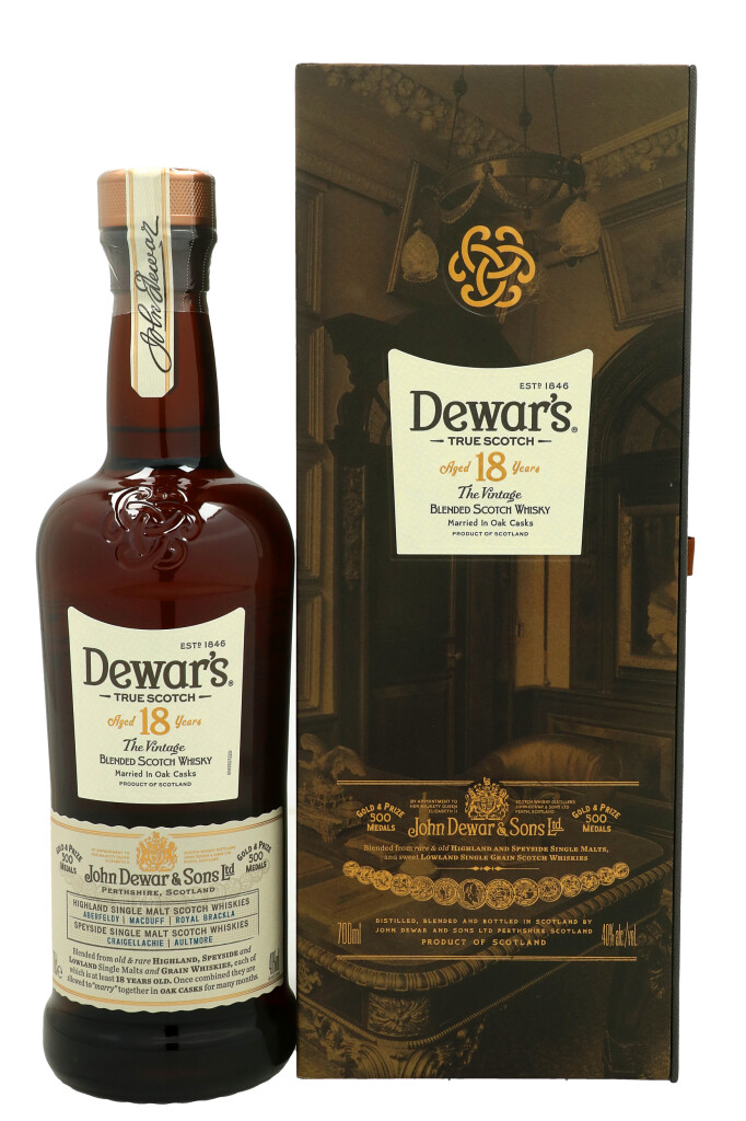 Dewar's 18 Years + GB 0.7L (40% Vol.)