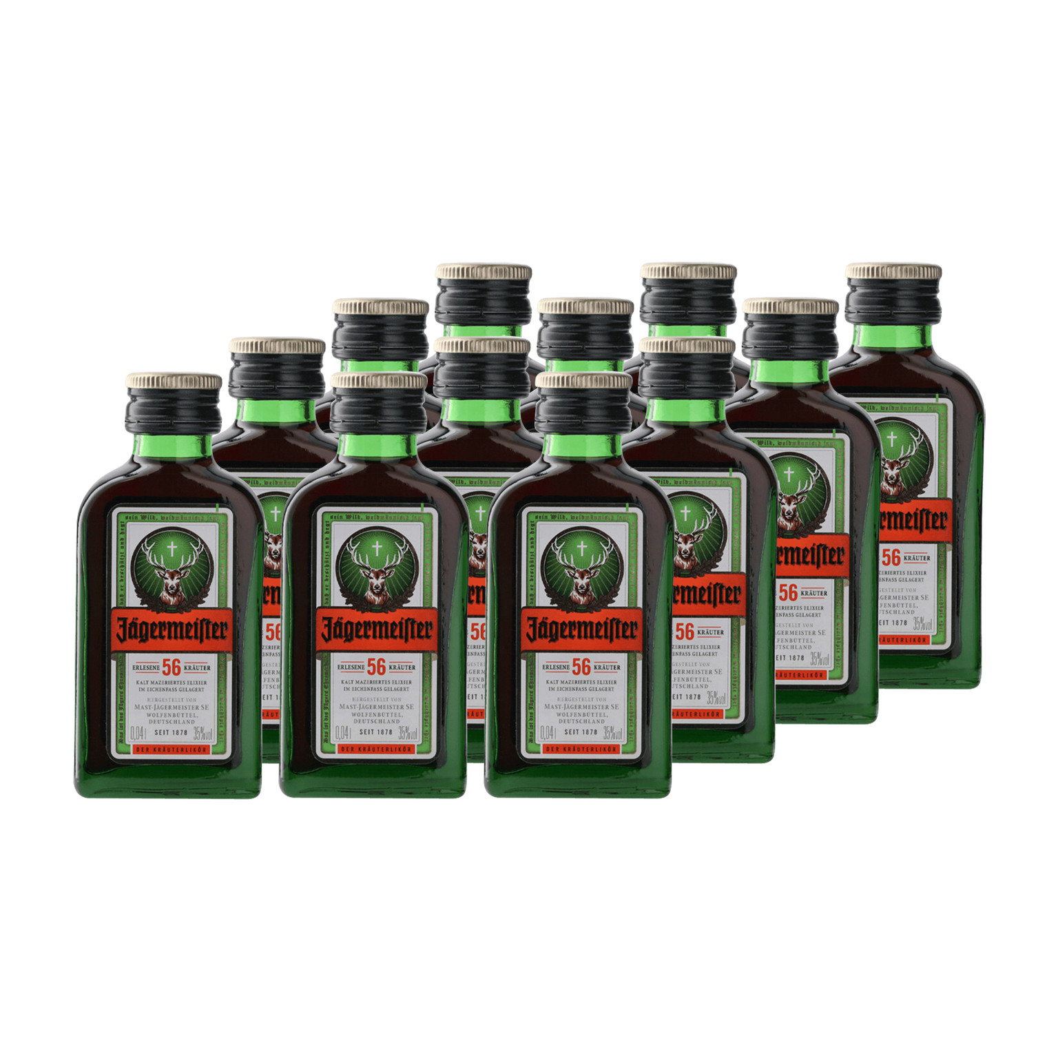 Jägermeister 12x 0,04L (35% Vol.)