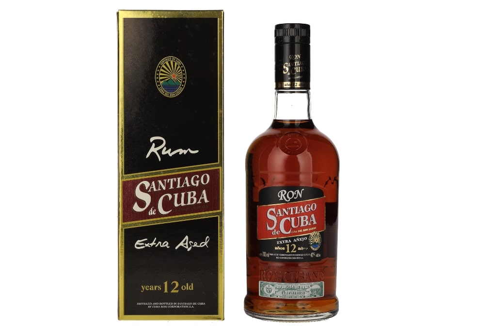 Santiago de Cuba 12 YO Extra Anejo Rum 0.7L (40% Vol.) - without GB