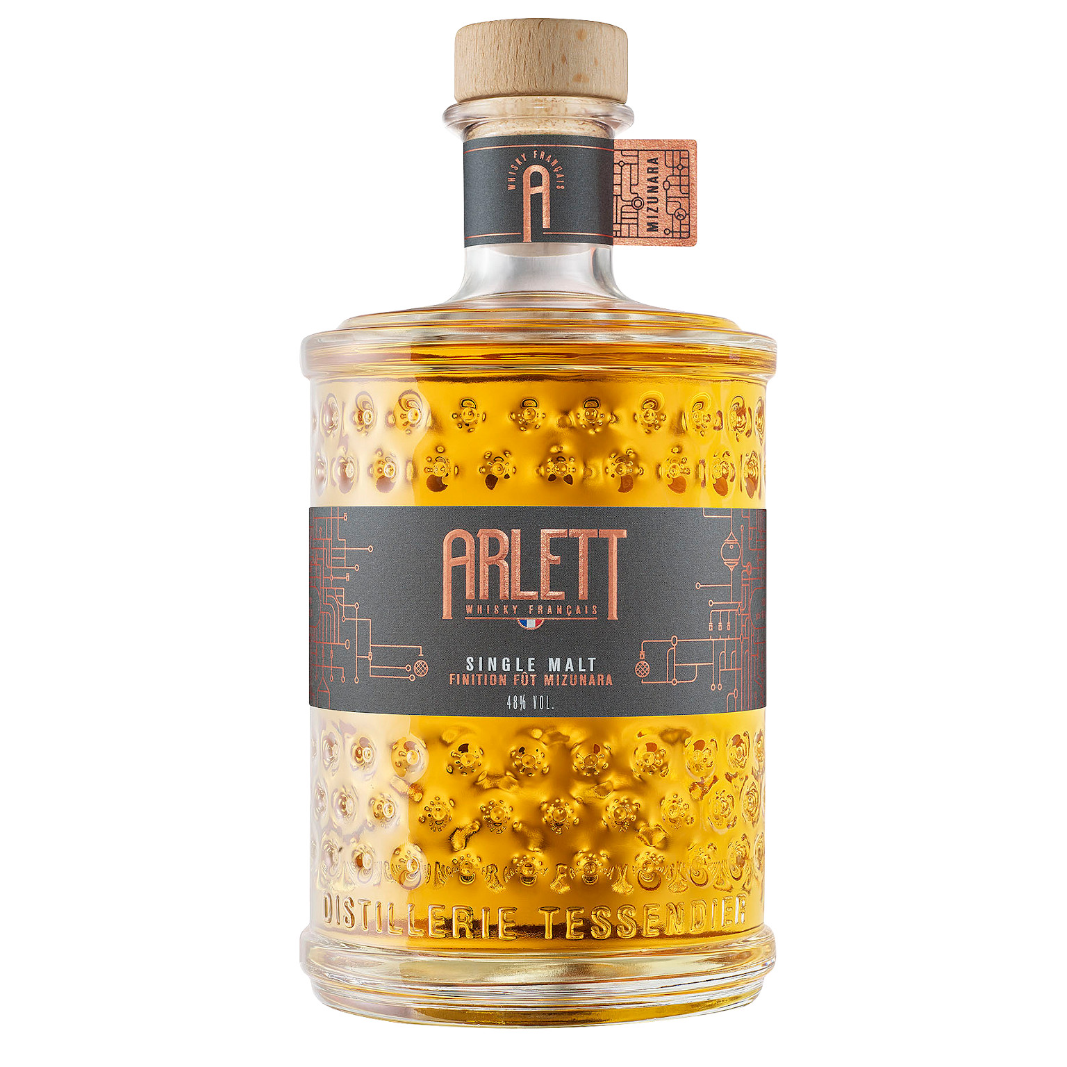 Arlett Single Malt Finition Fût Mizunara Whisky 0.7L (48% Vol.)