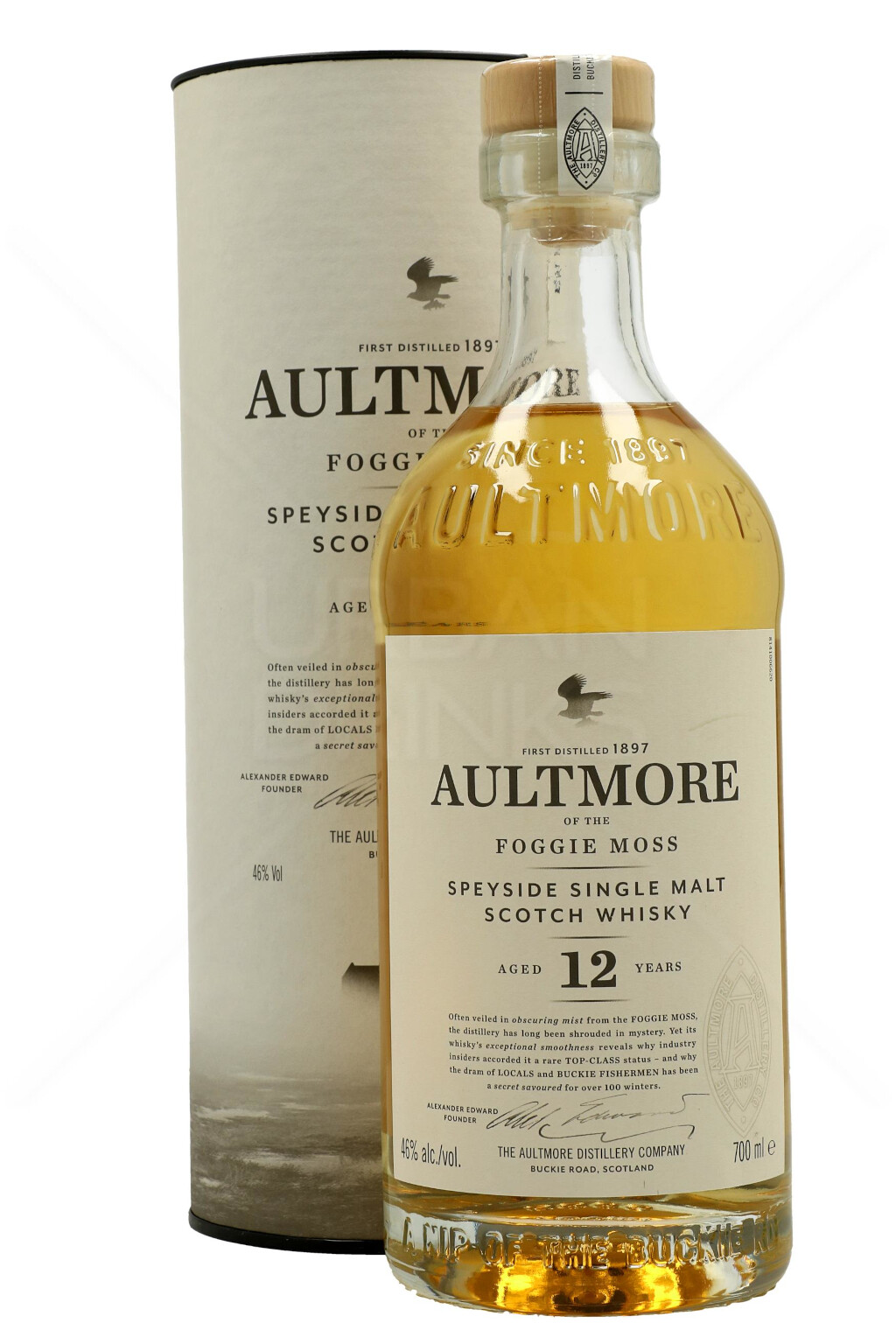 Aultmore 12 Years Scotch Malt Whisky 0,7L (46% Vol.)