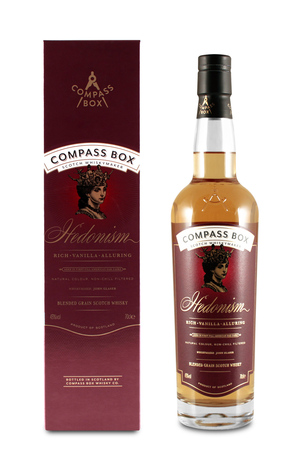 Compass Box Hedonism Scotch Whisky 0.7L (43% Vol.)