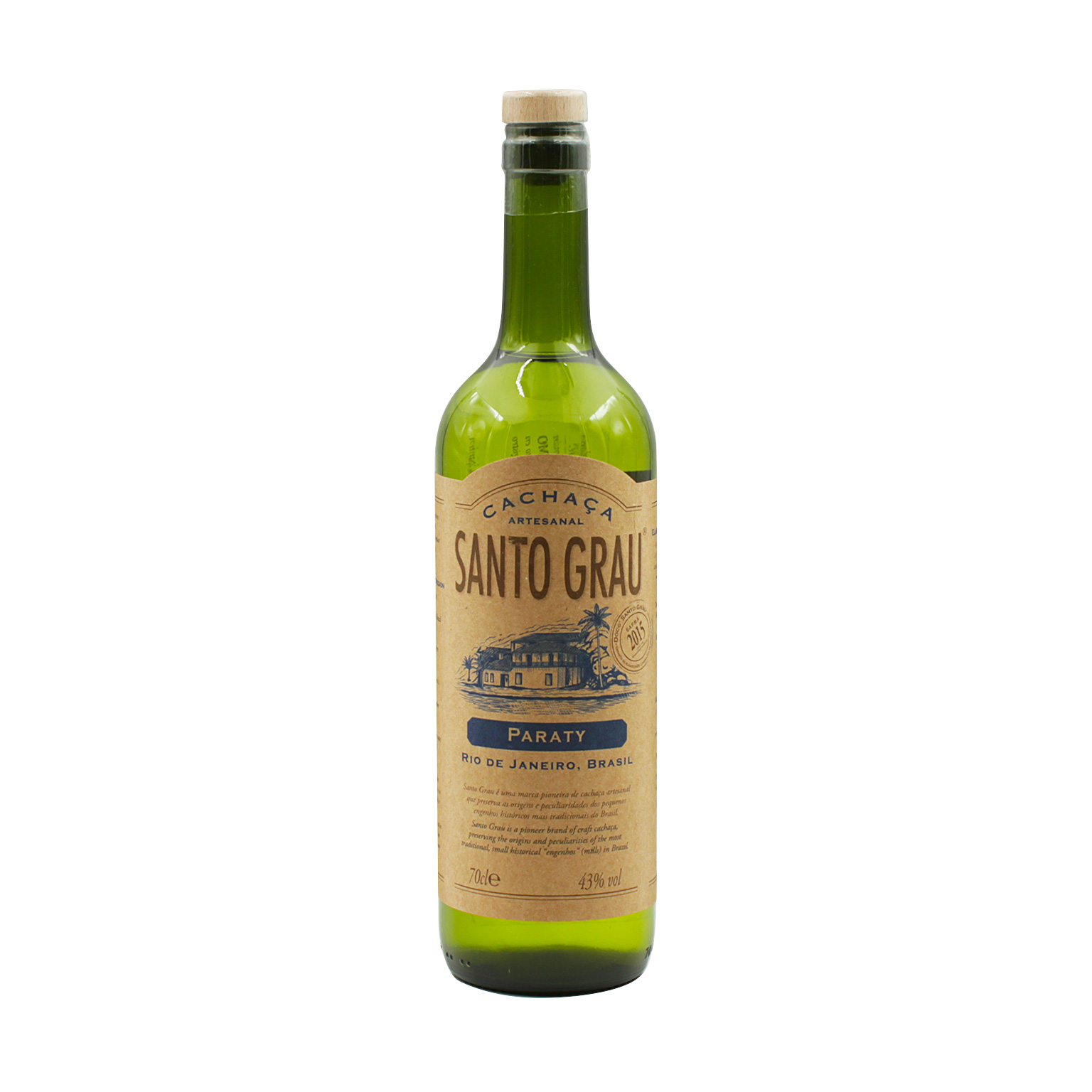 Santo Grau Paraty Cachaça 0.7L (43% Vol.)