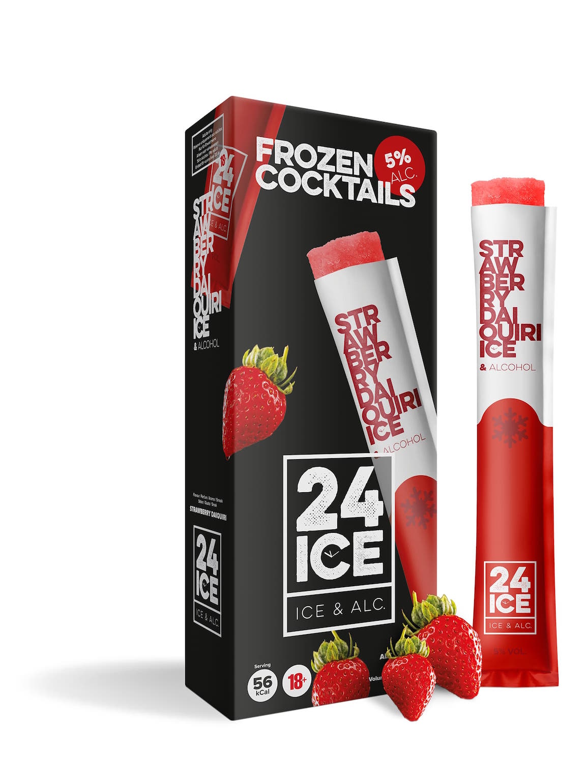 24 Ice Strawberry Daiquiri 5x 0,065L (5% Vol.)