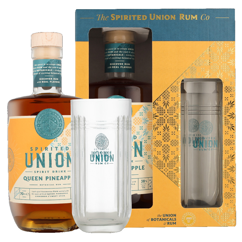Spirited Union Queen Pineapple + Glass 0.7L (38% Vol.)