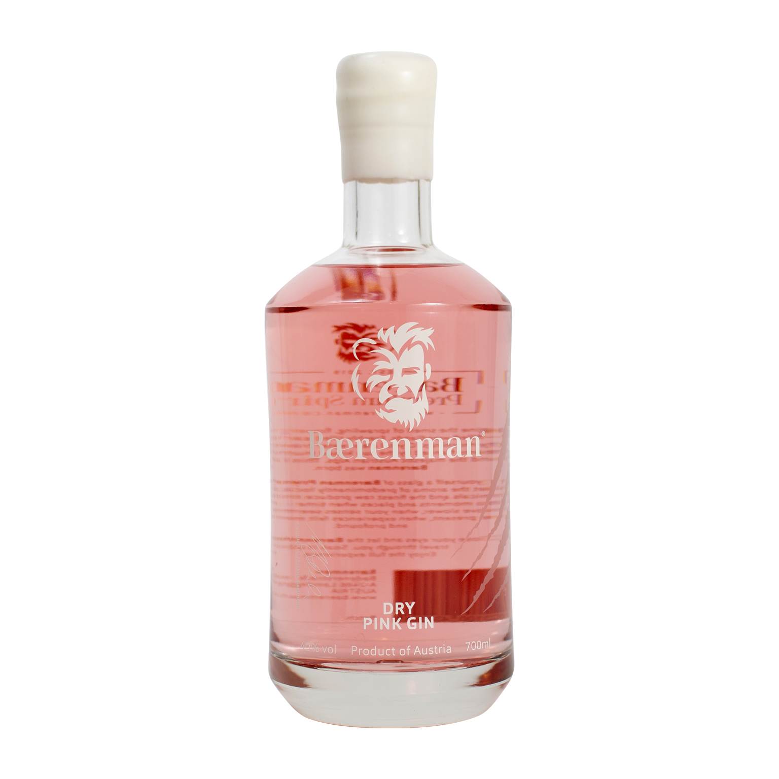 Bærenman Dry Pink Gin 0.7L (40% Vol.)