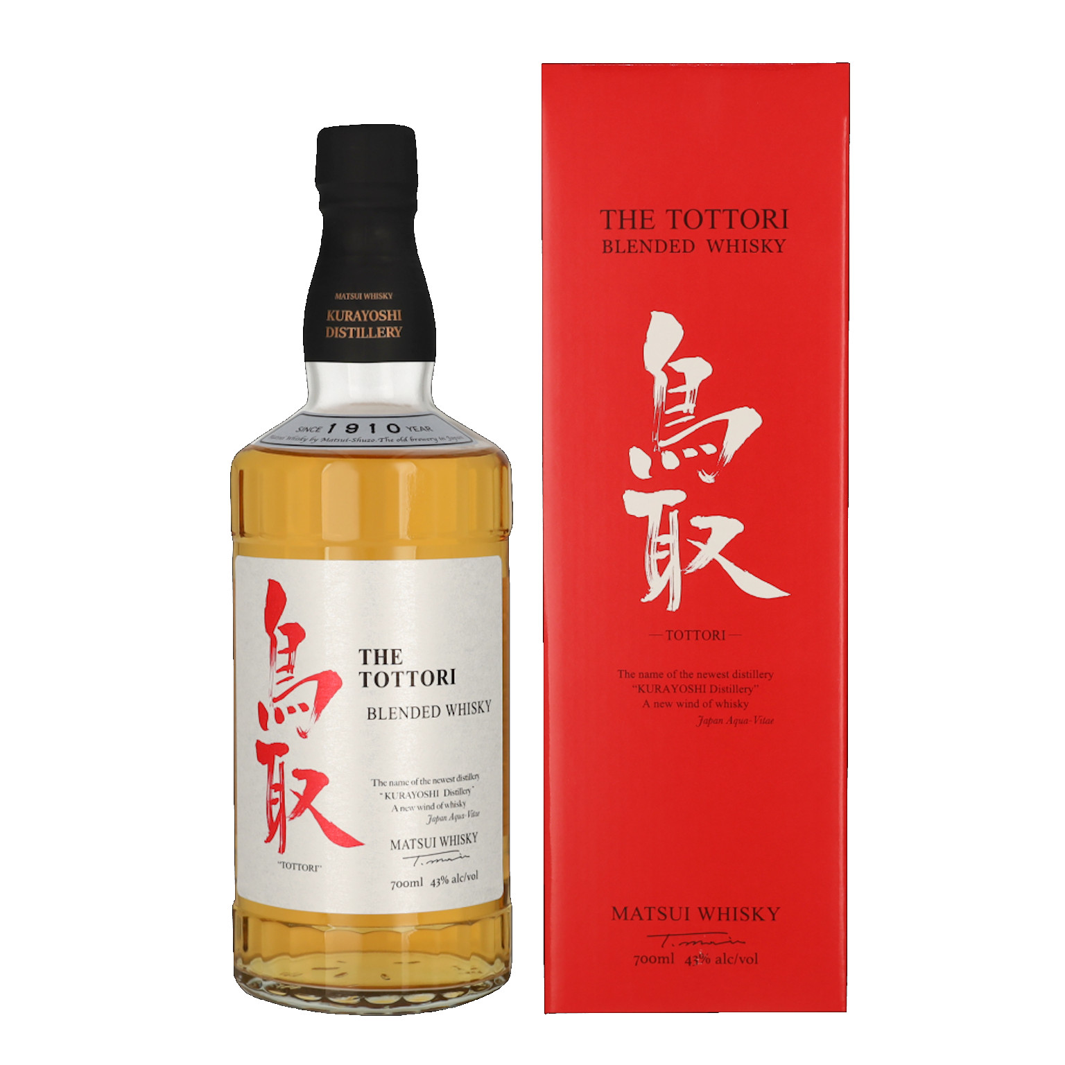 The Tottori Blended Matsui Whisky + GP 0.5L (43% Vol.)