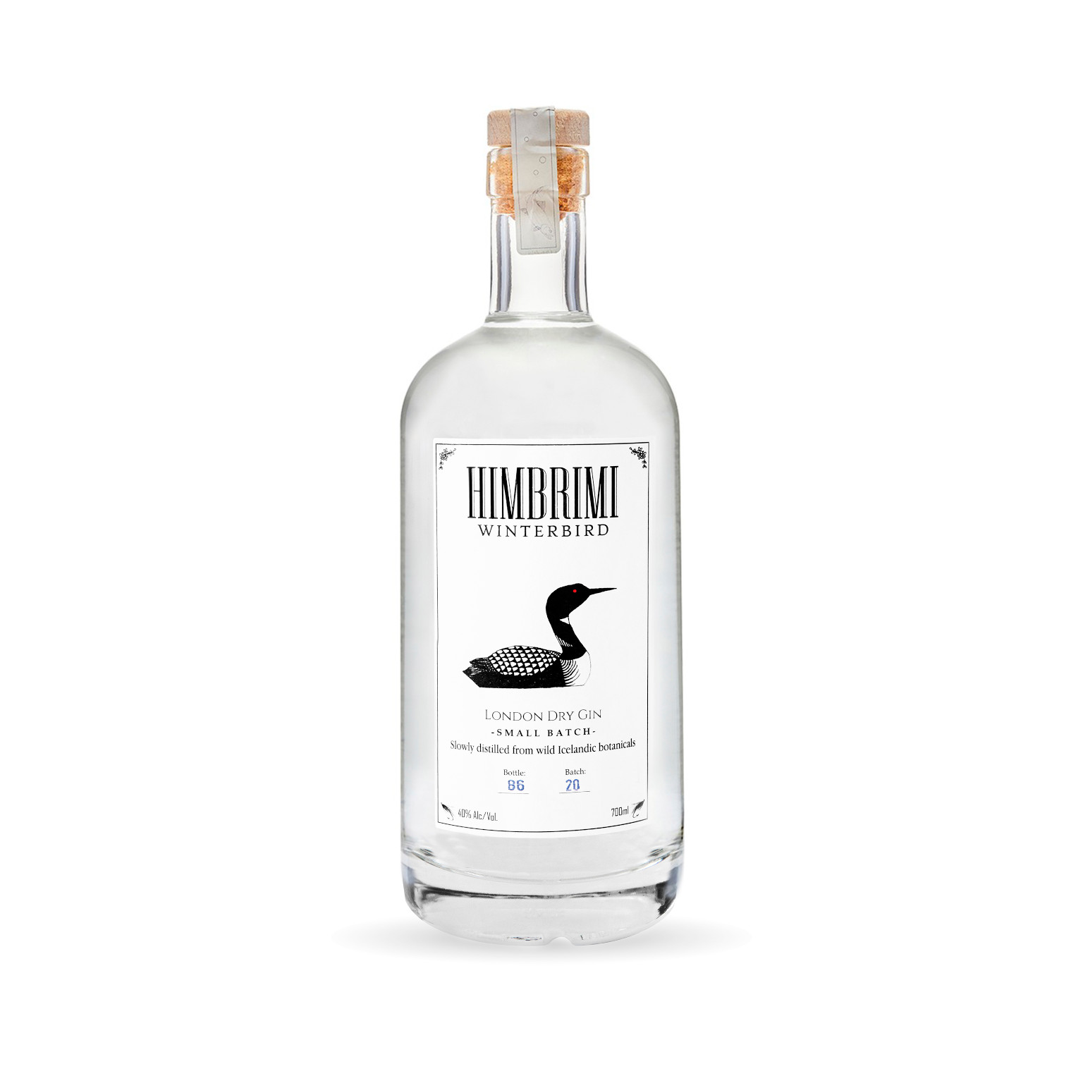 Himbrimi London Dry Gin Winterbird Edition 0,7L (40% Vol.)