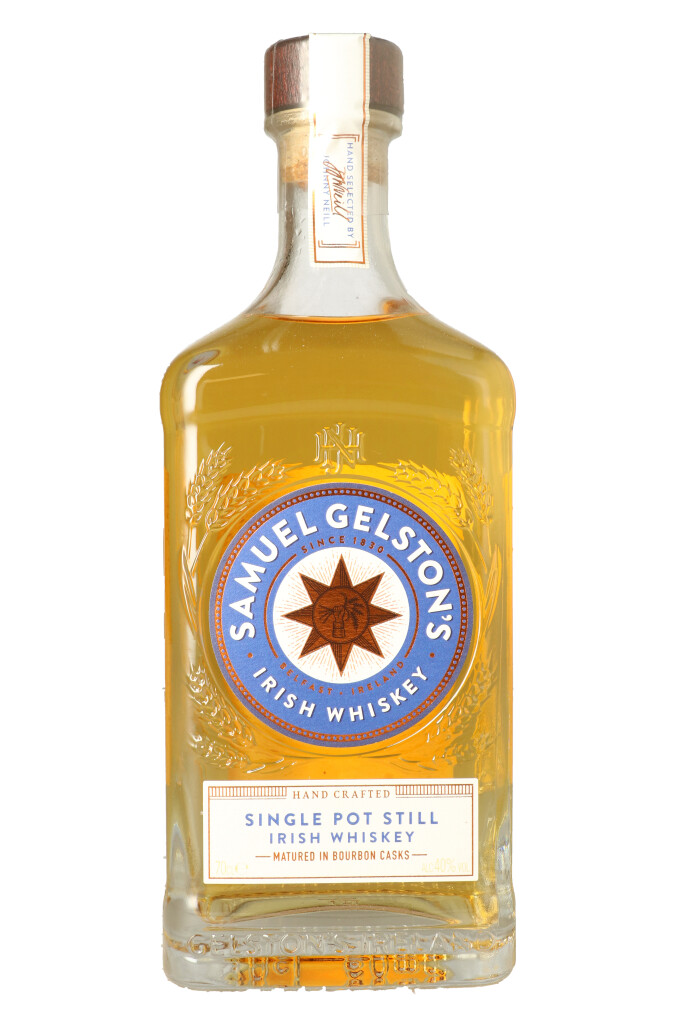 Samuel Gelston's Single Pot Still Irish Whiskey Bourbon Casks 0.7L (40% Vol.)