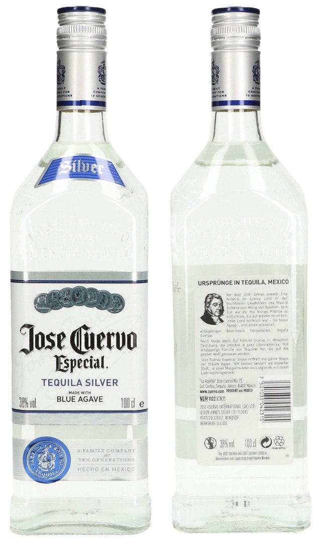 Jose Cuervo Especial Silver Tequila 1,0L (35% Vol.)