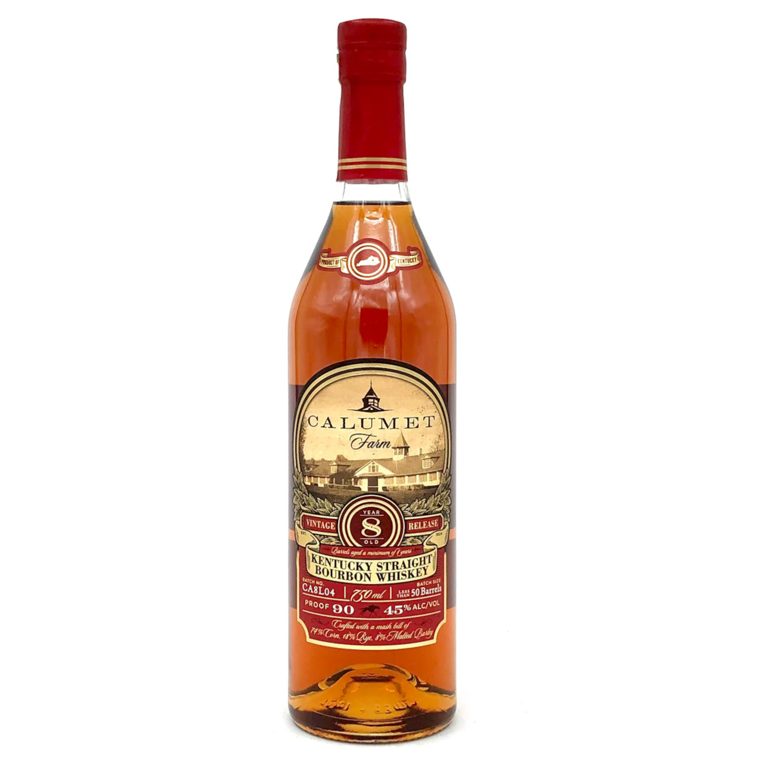 Calumet Farm 8 YO Kentucky Straight Bourbon Whiskey 0.7L (45% Vol.)