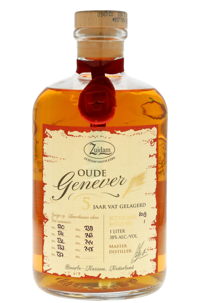 Zuidam 5 Years Genever 1.0L (38% Vol.)
