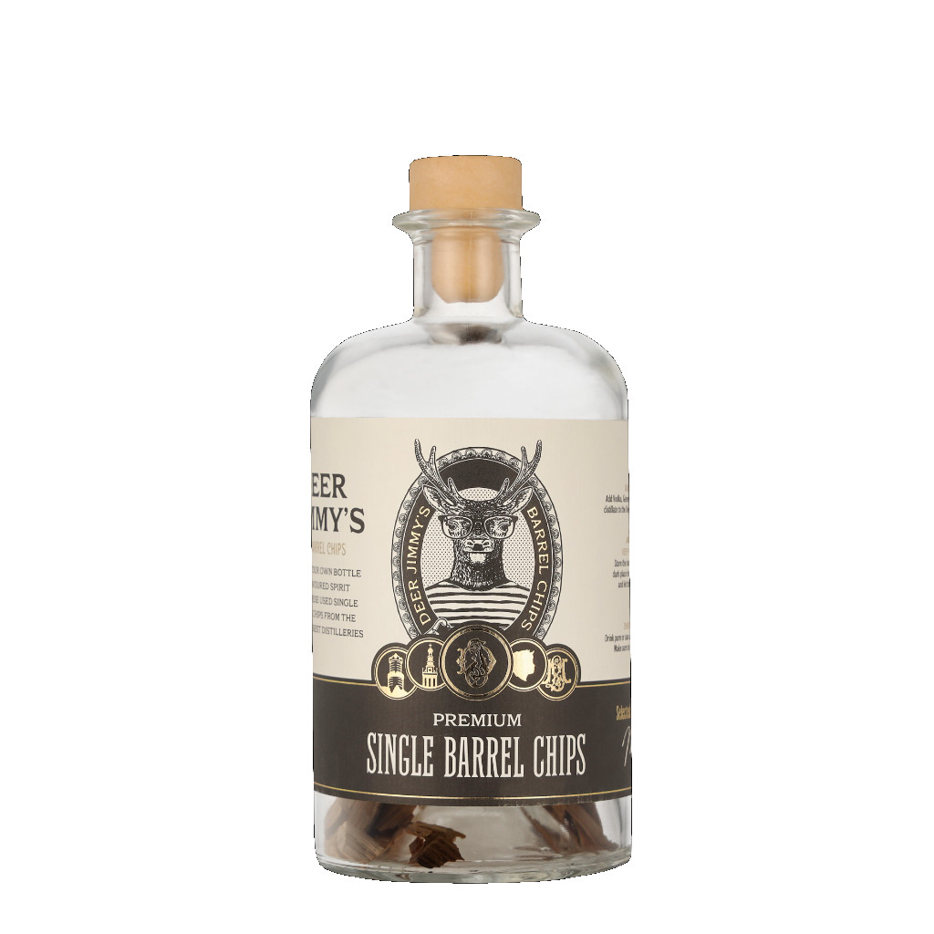 Deer Jimmy's DIY Barrel Chips South American Rum Blend 0.5L (alcohol-free)