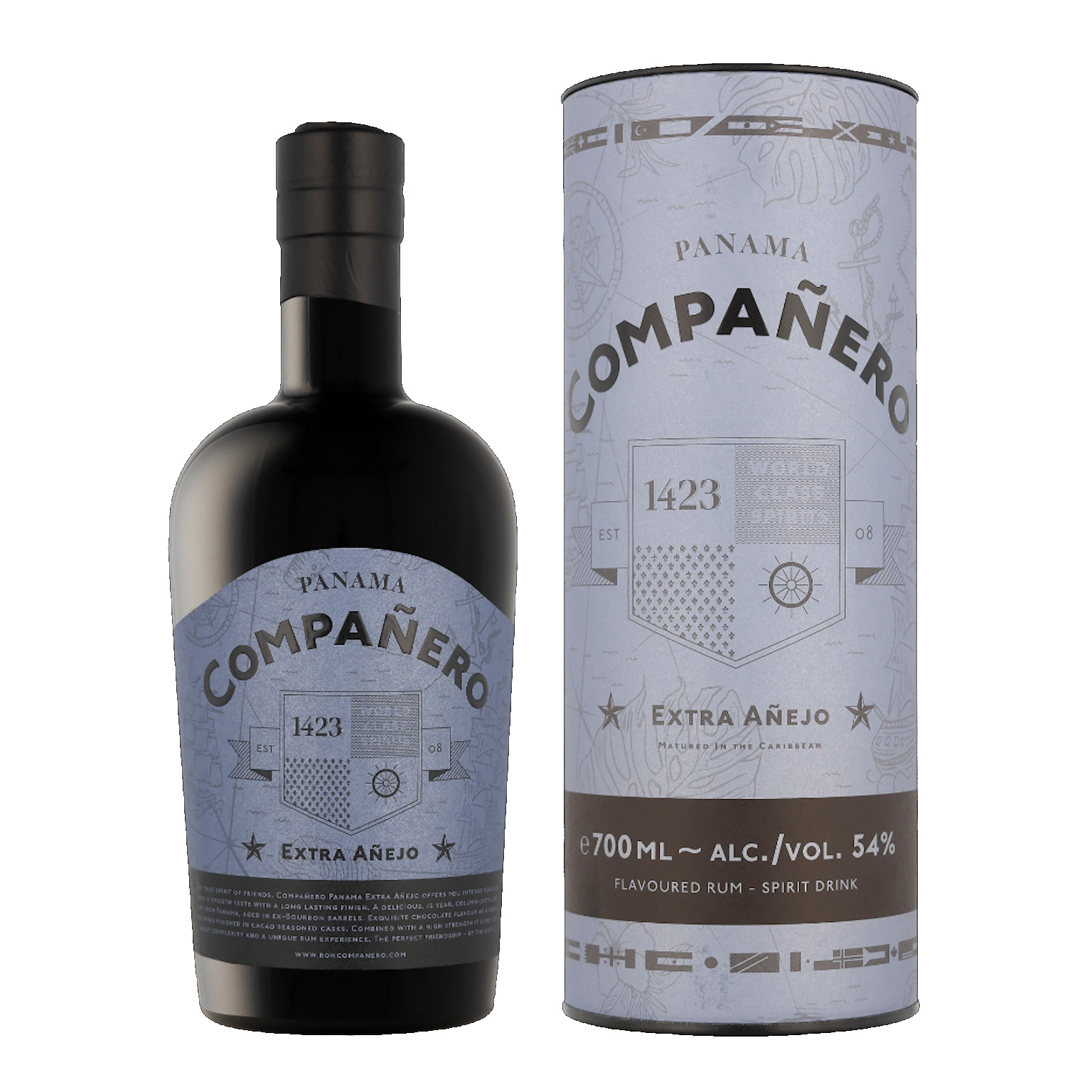 Companero Extra Anejo + GP 0.7L (54% Vol.)