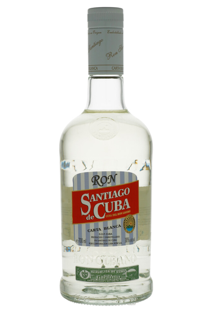Ron Santiago De Cuba Carta Blanca NRF 0.7L (38% Vol.)