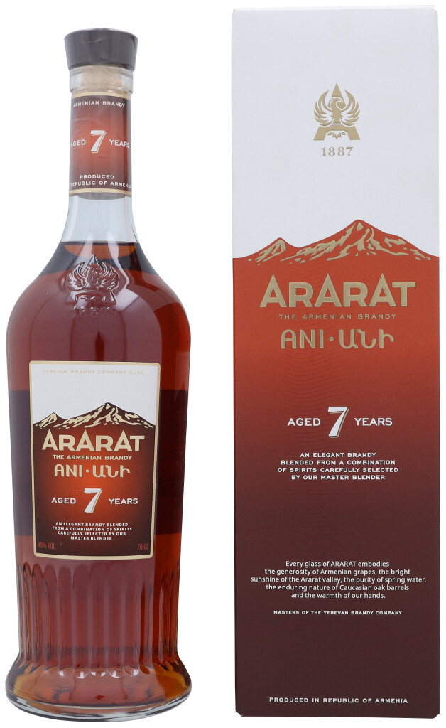 Ararat 7 Years Ani-Urt + GB 0.7L (40% Vol.)