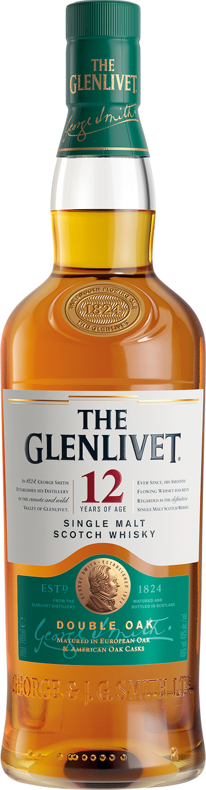 The Glenlivet 12 YO Double Oak Scotch Malt Whisky 0,7L (40% Vol.) + GP